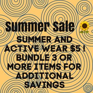Summer $5 Sale !